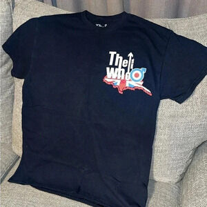 2017 THE WHO HITS BACK NORTH AMERICAN TOUR SHORT SLEEVE CONCERT TSHIRT MED